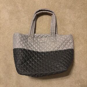 MZ Wallace Medium Metro Tote, Fog and Magnet Colorblock